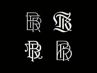 BRT monogram branding calligraphy hand lettering lettering logo logotype type typeface typography