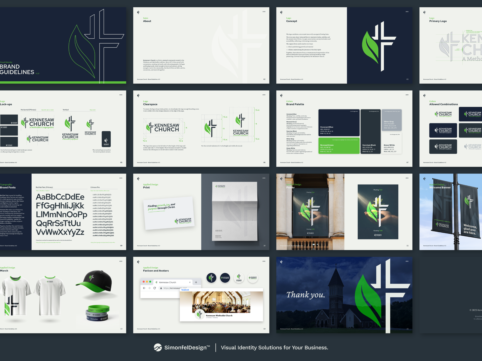Brand Guidelines for Kennesaw Church (Modern Church Branding)