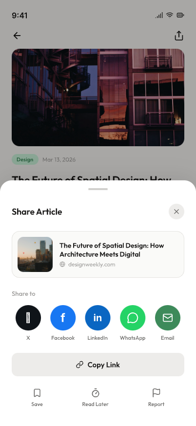 Daily UI Challenge #010 - Social Share dailyui