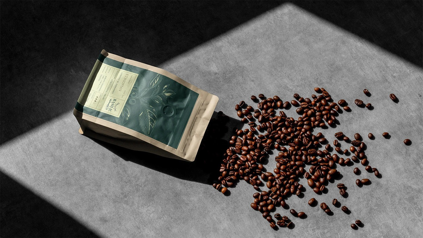 Basilic Brand Identity 3d animation branding design download free freebie graphic design illustration logo mockup mockup cloud motion graphics ui vector