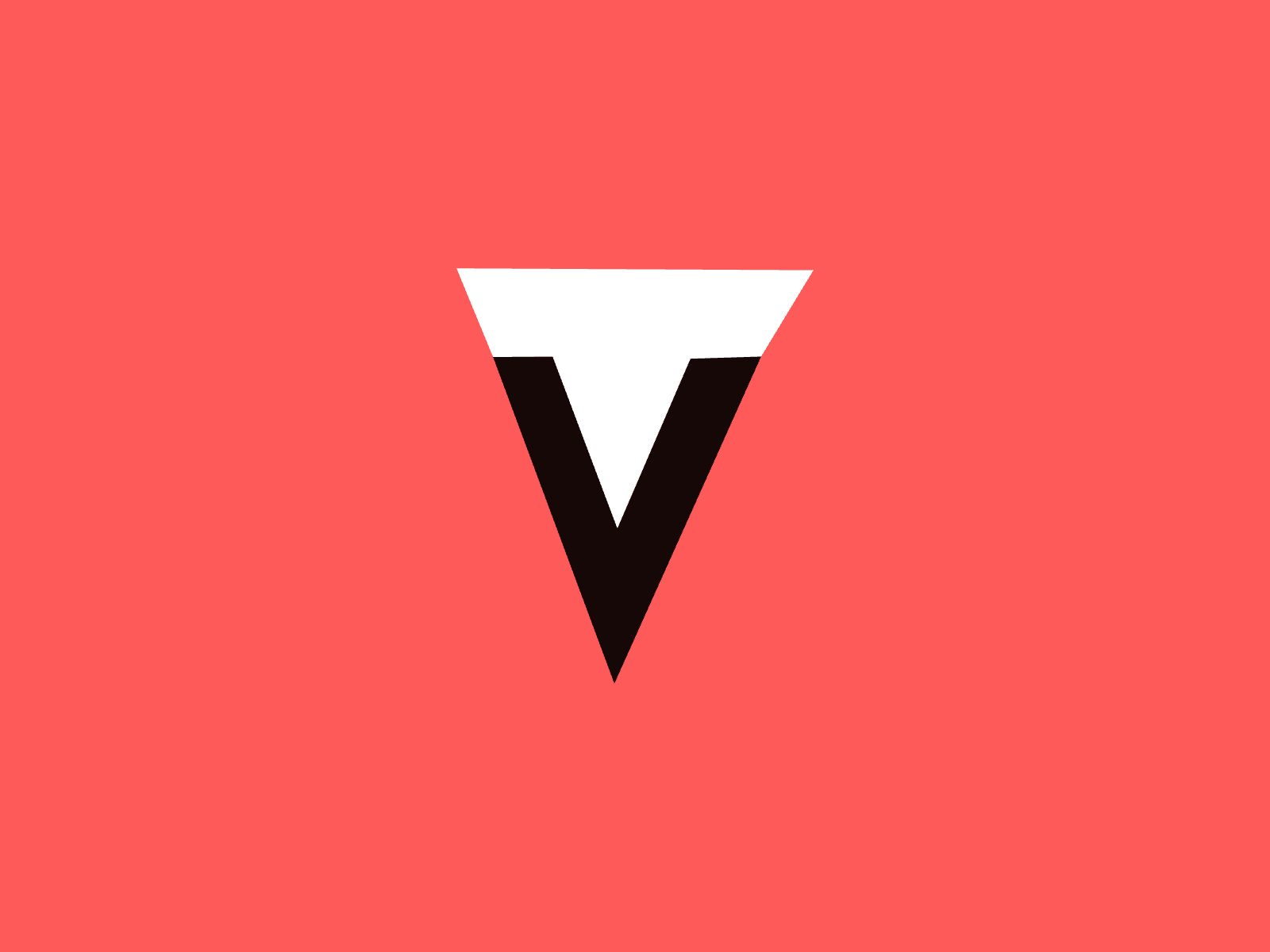 V+T logo design vt logo