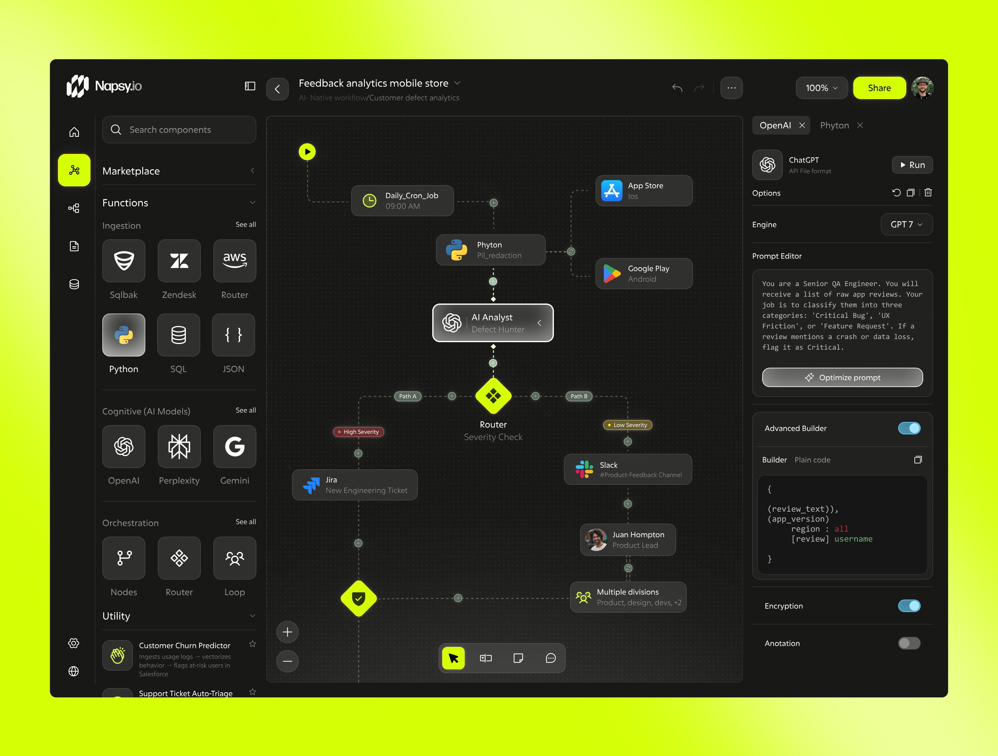 Example of Dashboard UI/UX Product Design Saa S