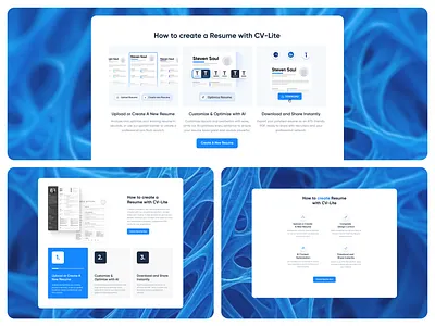 Component-Level A/B Testing – Driving a 24% Lift in CV-Lite Sign app design design landing page product design resume builder ui ui ux ui design uidesign uiux ux web design