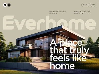 Everhome Real Estate Logo and Branding Design architecture branding brand identity branding branding design corporate branding design inspiration logo design logotype minimal branding modern brand modern logo property brand real estate real estate brand real estate design visual identity