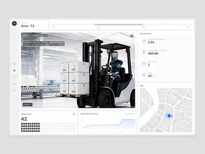 Future Workforce Terminal: Automated Logistics Robot Management 3d animation branding design graphic design logo motion graphics ui web3