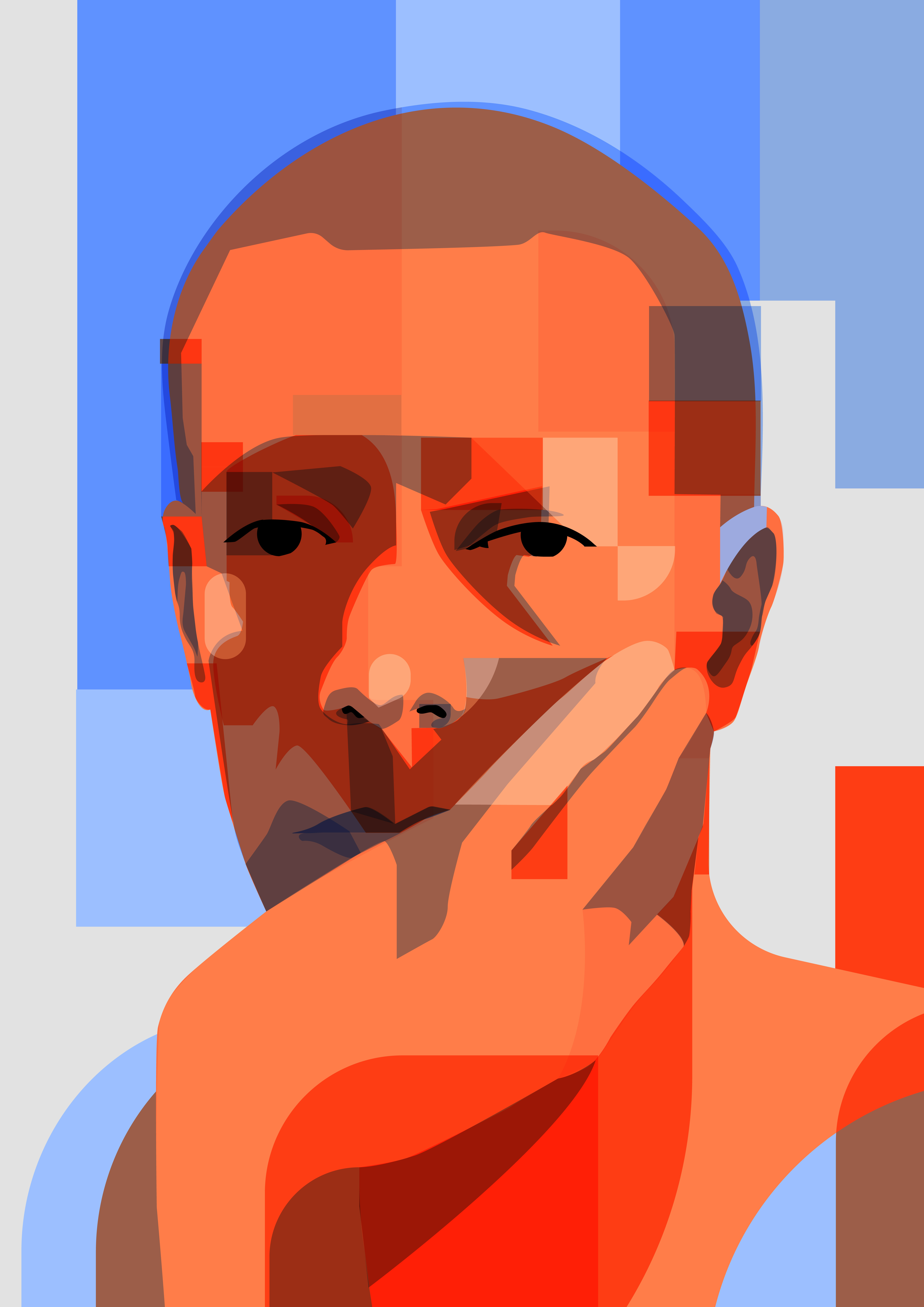 2618.ABSTRACT abstract abstract vector artwork blog branding composition cover cover illustration design editorial editorial illustration identity illustration man portrait minimal news portrait illustration vector illustration