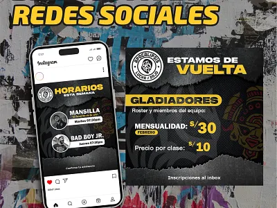 Redes Sociales graphic design