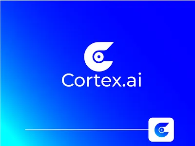 Cortex.Ai — AI & Tech Logo Design ai logo aichart boot app branding design graphic design logo tech ui vector