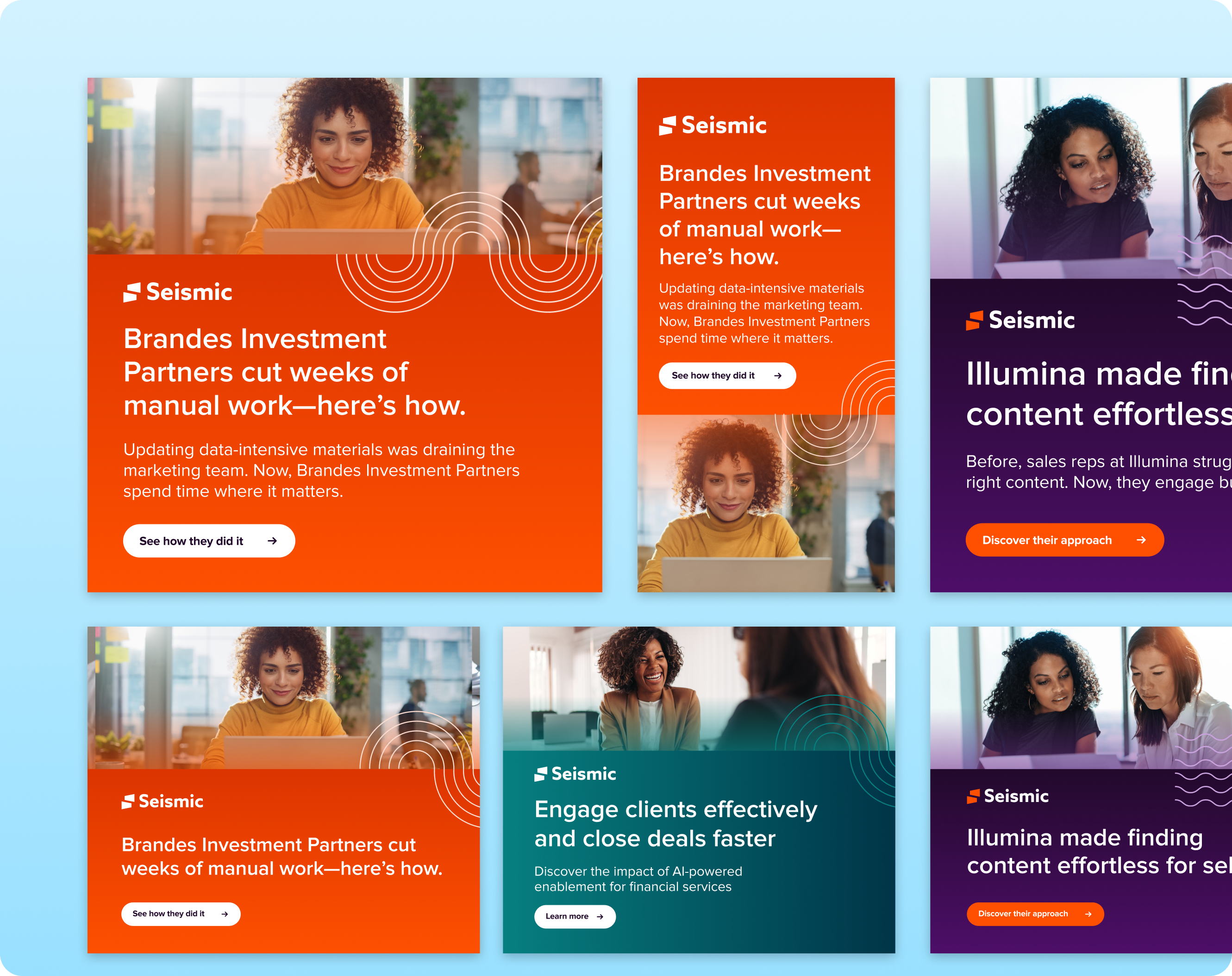 Paid ads design b2b saas branding content marketing design graphic design growth marketing linkedin graphics marketing collateral marketing design marketing production paid ads product marketing saas technology social media graphics