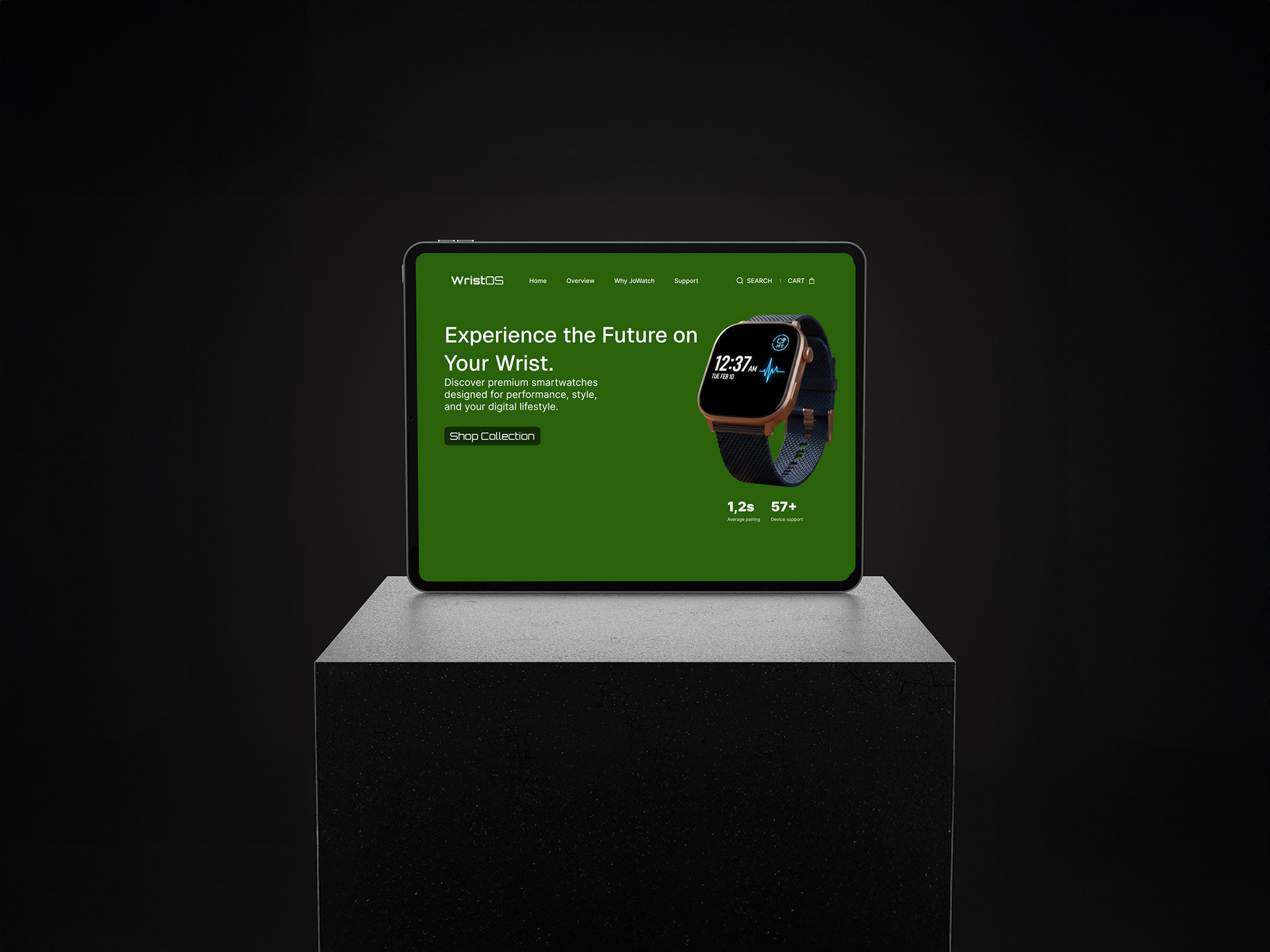 Smart Watch Landing Page Hero Section app design design landing page mobile app ui uiux