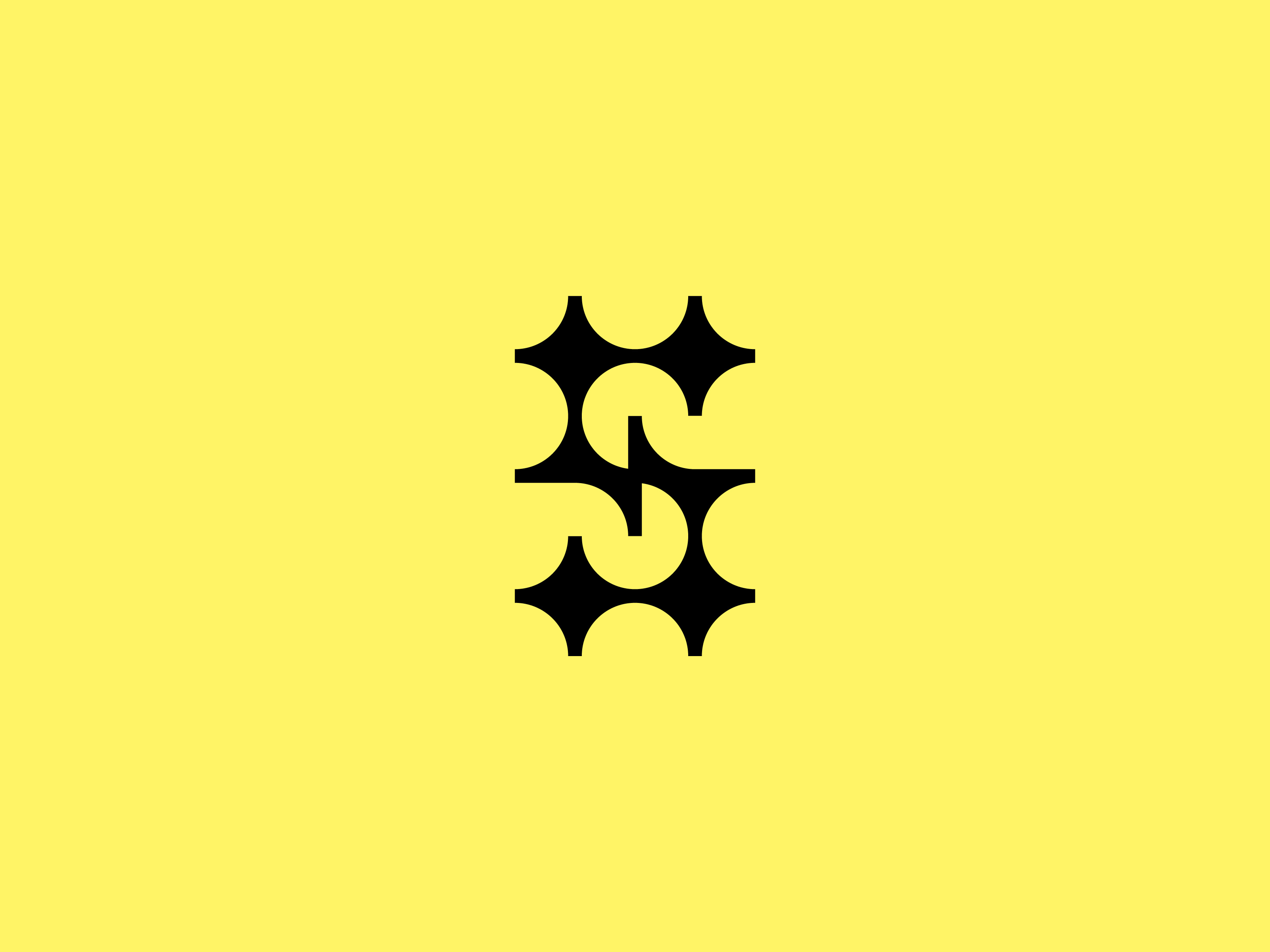 Abstract Spark S or SS Letter Logo