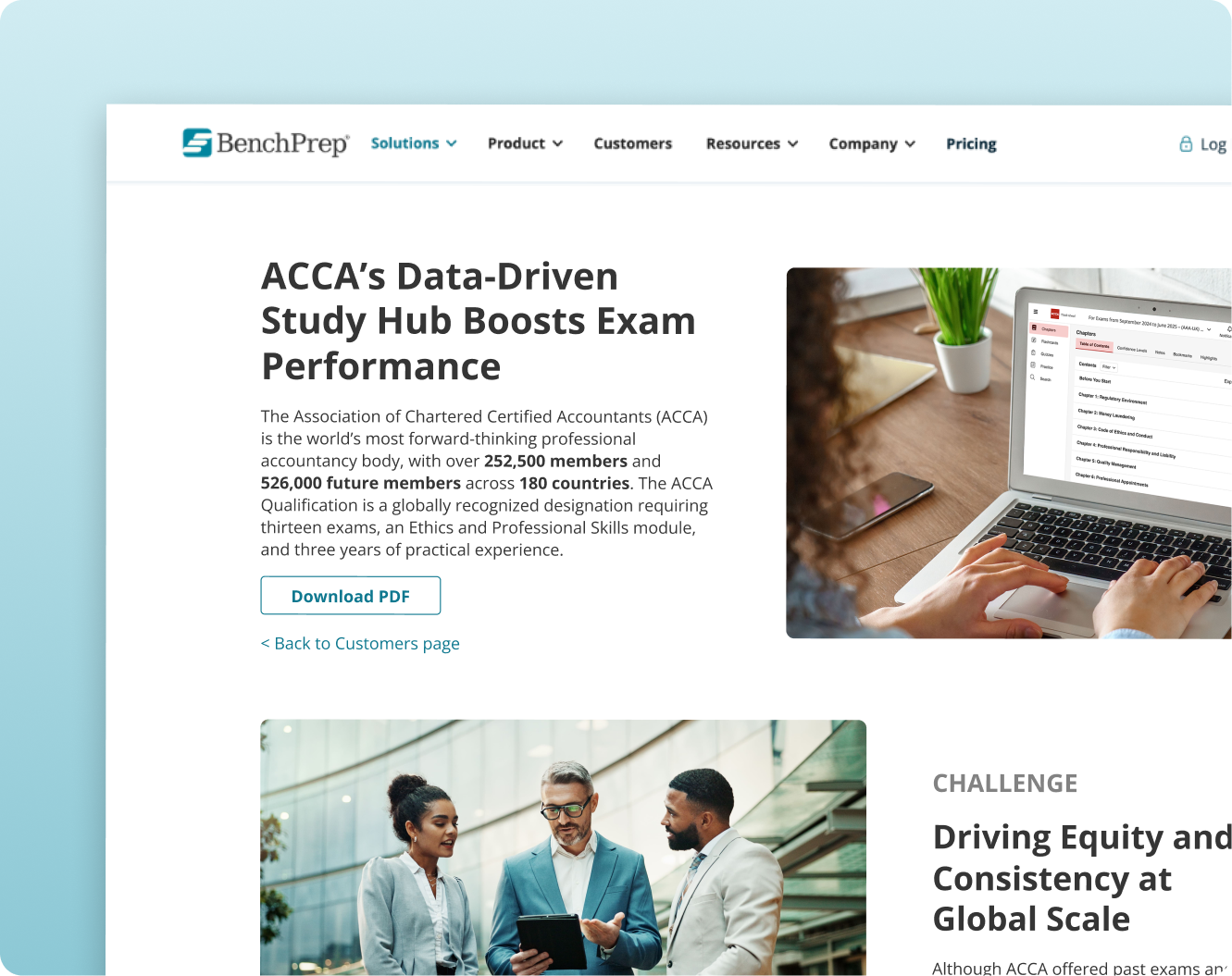 Customer case study page design b2b saas branding case studies case study page customer stories design education technology graphic design growth marketing learning management software marketing design product marketing saas saas technology testimonial page design ui ux web design