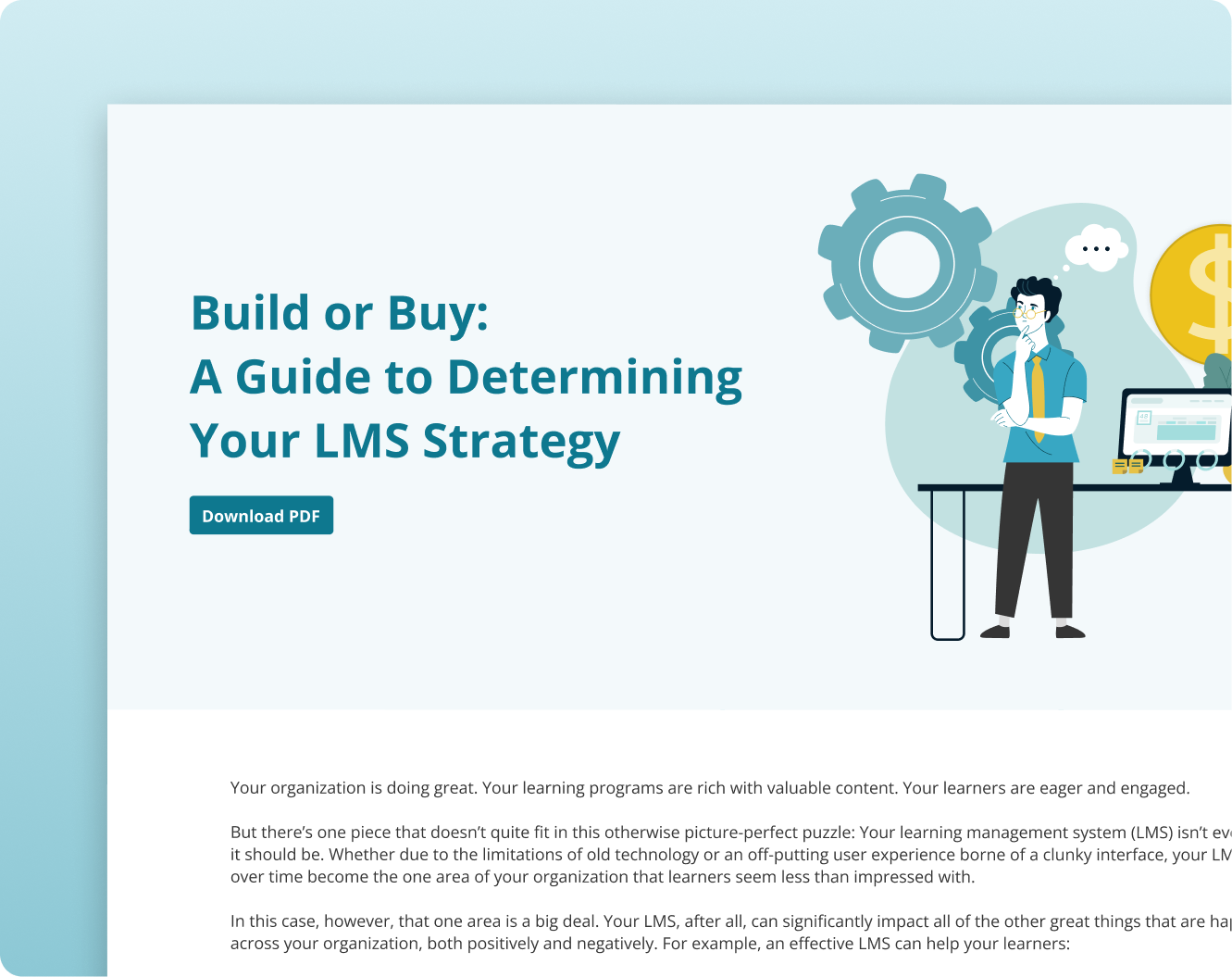 Long-form content landing page b2b saas branding design ebook landing page education technology graphic design growth marketing learning management system long form content long form content landing page marketing design product marketing research report saas saas technology ui ux web design