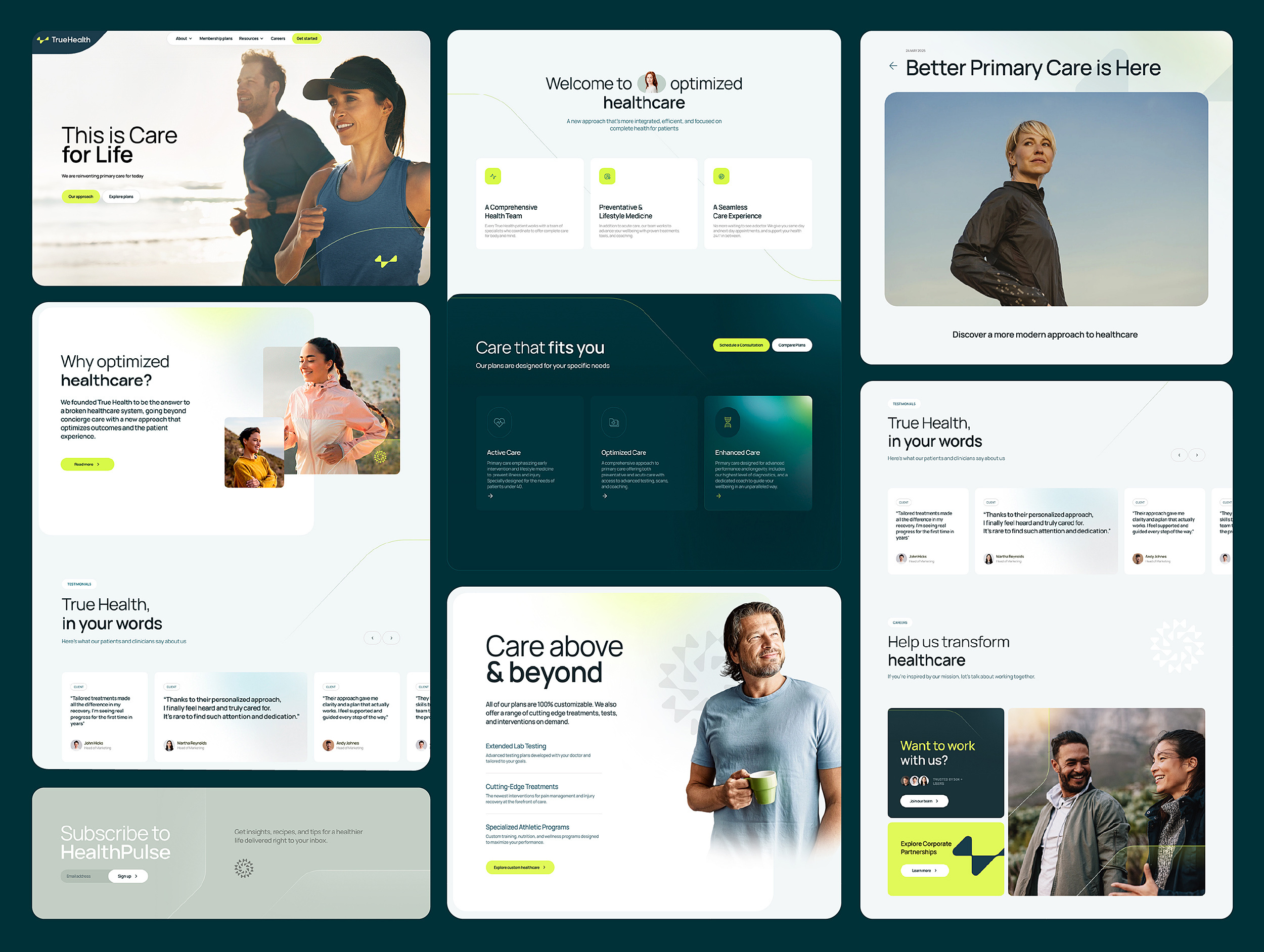 Reakt | True Health UX/UI Website Design Case Study