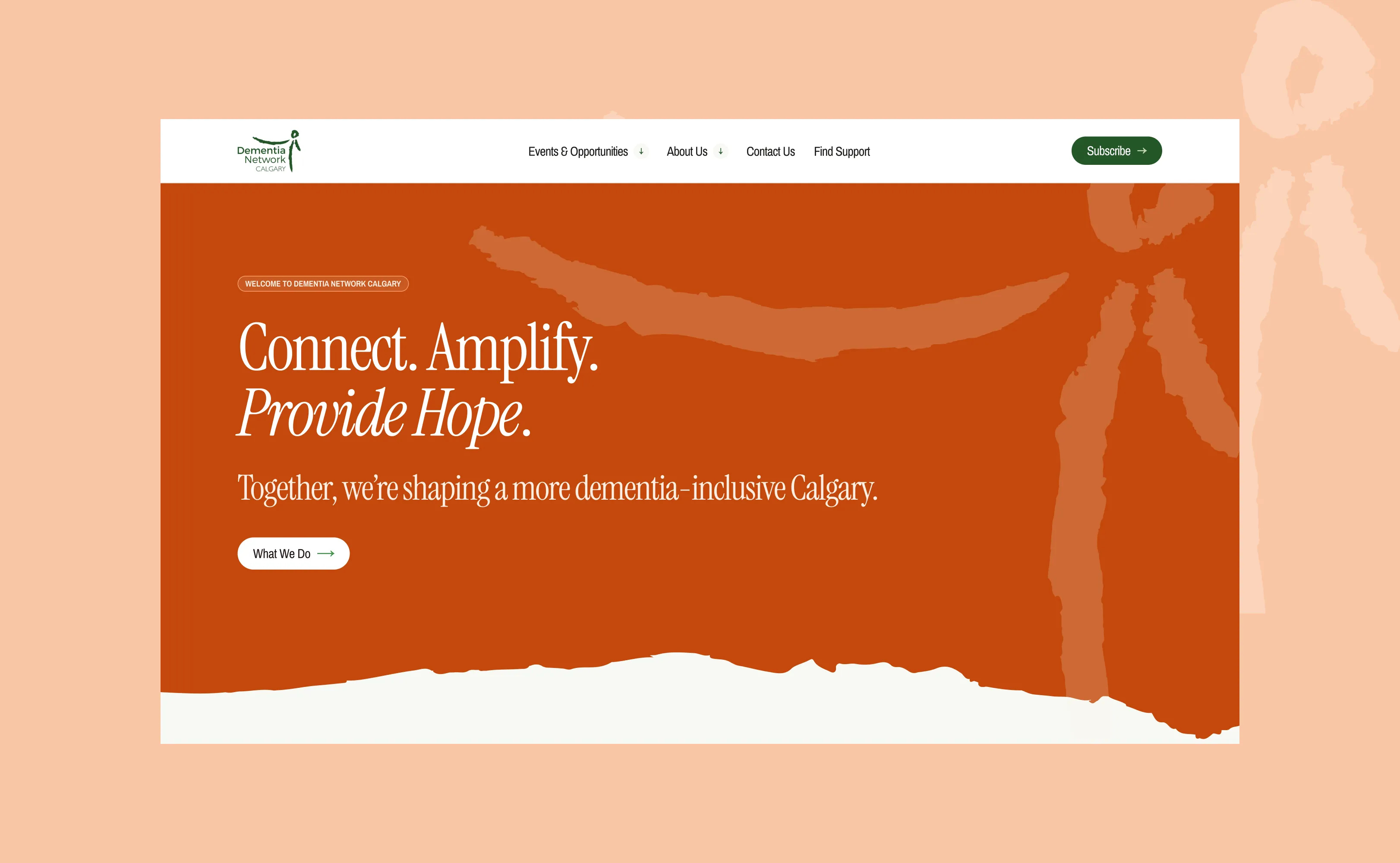 Example of Dementia Network Calgary — Community Platform
