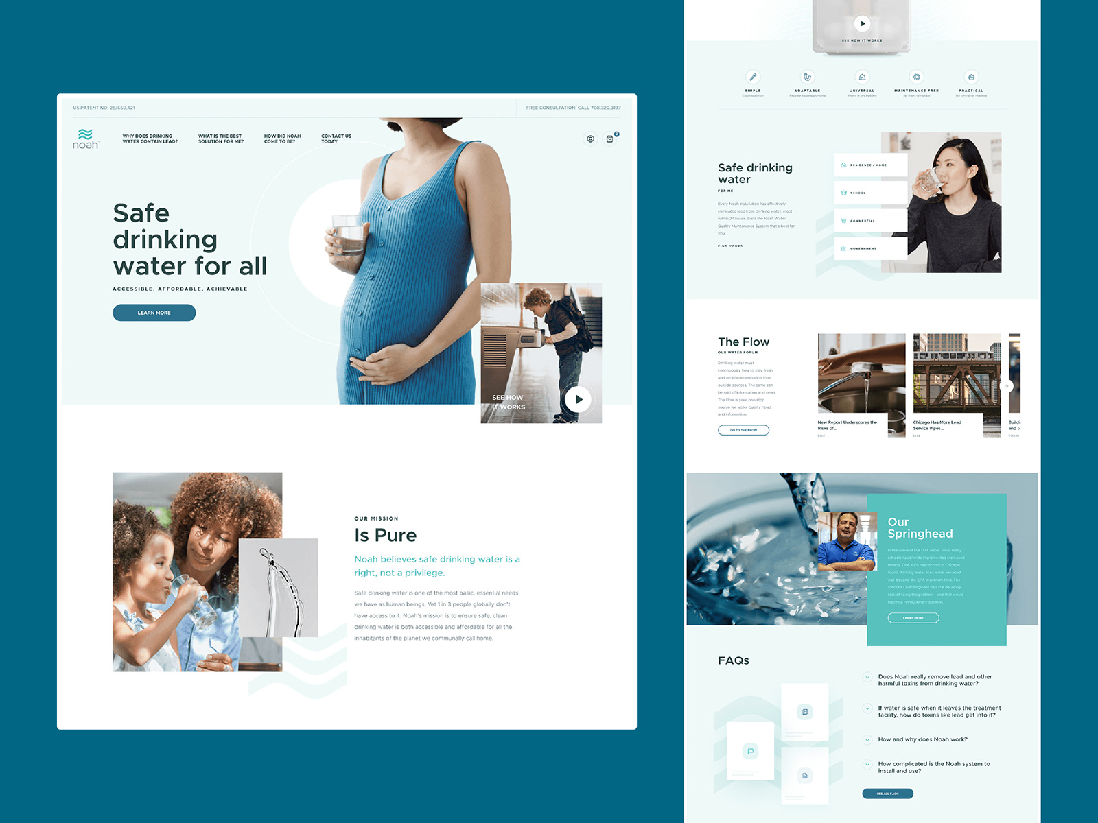 Reakt | Noah System UX/UI Website Design Case Study