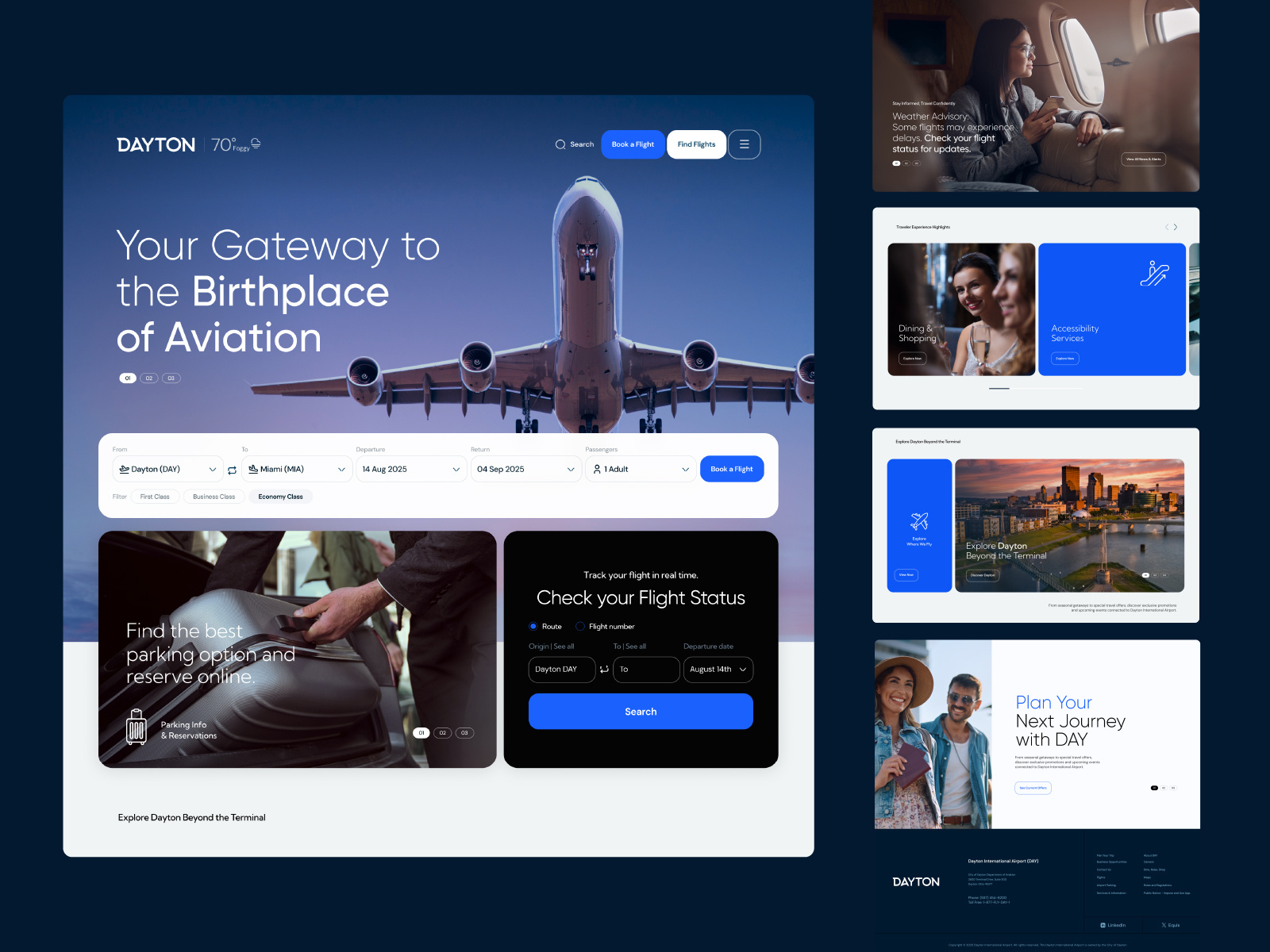 Reakt | Dayton  irport RFP Website Design Case Study