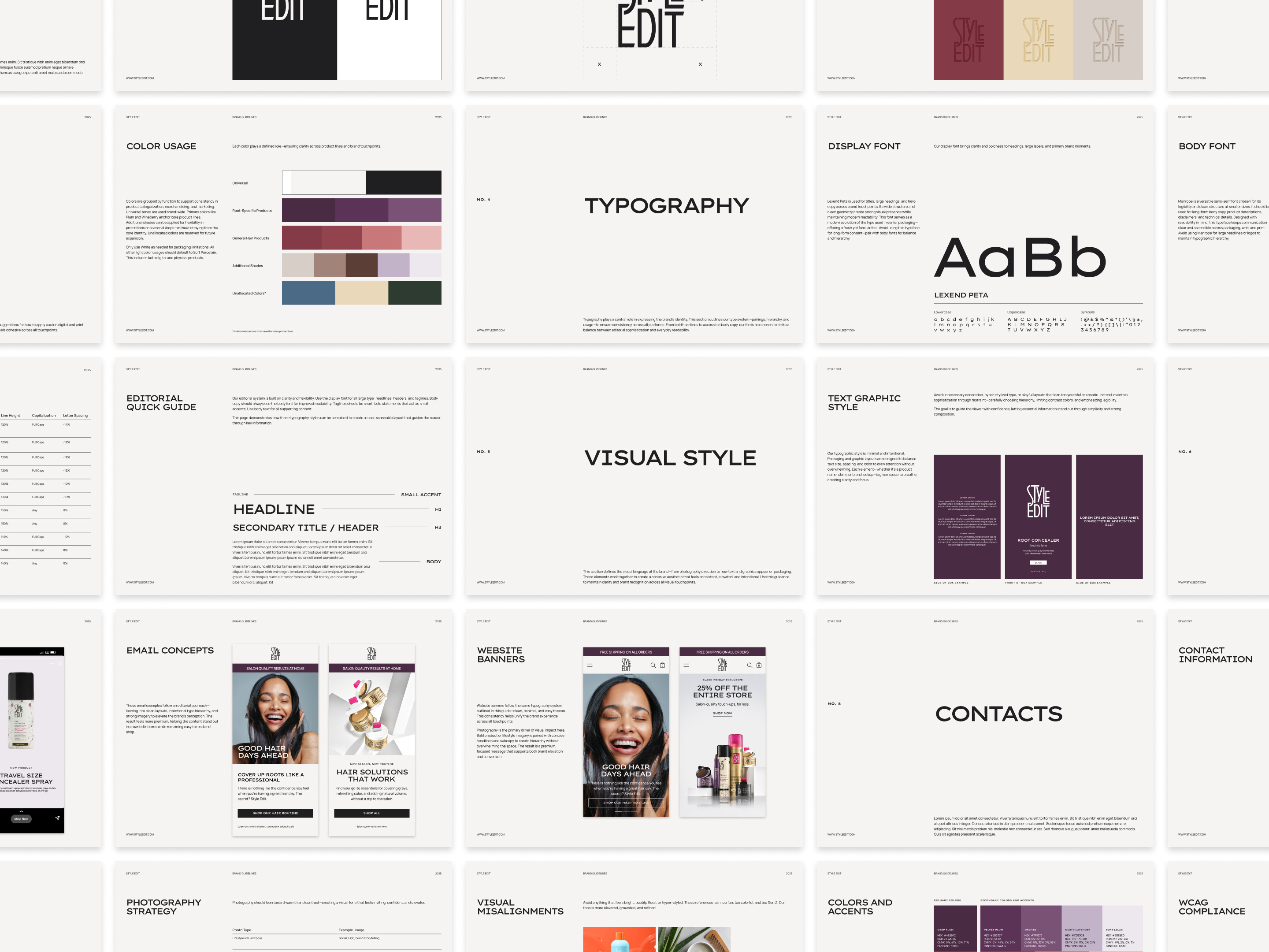 Example of Brand Identity System (Includes Logos)