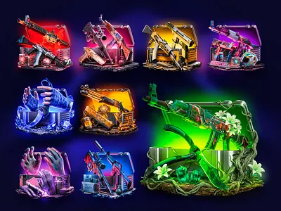 CSGO - Loot Box Design 3d case design cs design cs go cases cs2 design cs2 skins csgo csgo betting csgo casino csgo design csgo interface csgo loot box csgo market free cases loot box design lootbox mystical box open case open cs2 cases opening cases