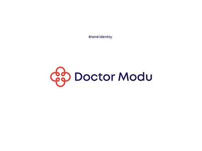 Doctor Modu - Brand Guidelines Design brandidentity branding doctor dribbble graphic design healthcare logo logodesign medical minimal unsuedconcept