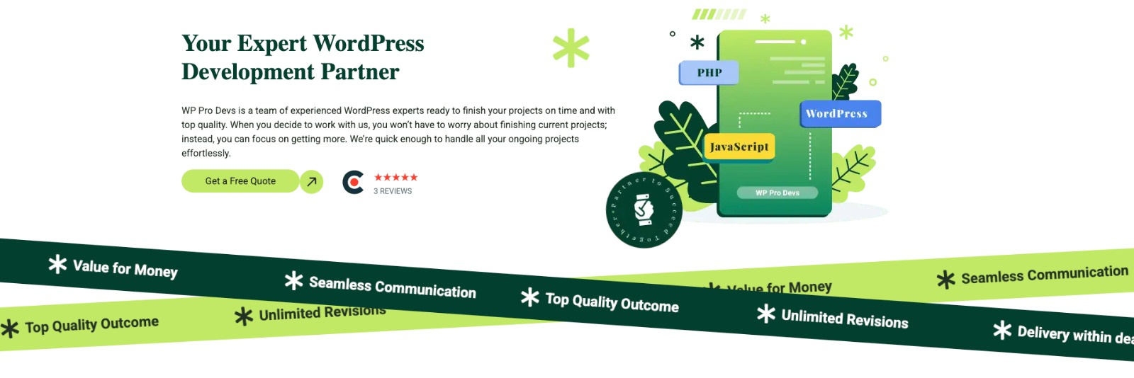 Example of Any Website Wordpress Design & Develop