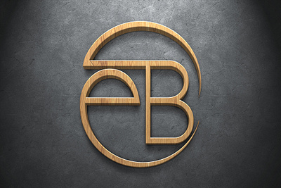 EB logo 3d branding business logo design eb logo graphic design icon illustration logo logo desing ui unique design