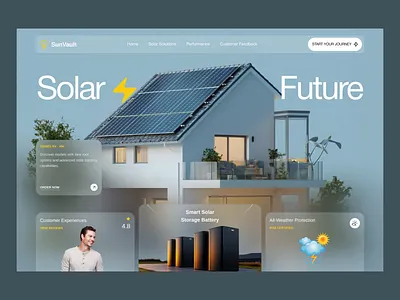 Energy Company Website design clean energy energy solutions environmental figma design green energy home page landing page motion graphics renewable energy website responsivewebdesign saasdesign service solar energy website solar power technology turbine electricity web web page website website design