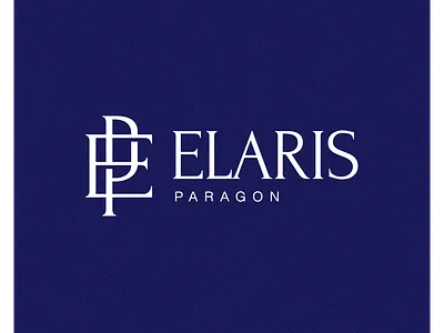 Elaris Paragon Monogram & Wordmark Logo Design by Anhdodes anhdodes branding calligraphy design ep graphic design lettering lettermark logo logo design logo designer logodesign pe typography wordmark