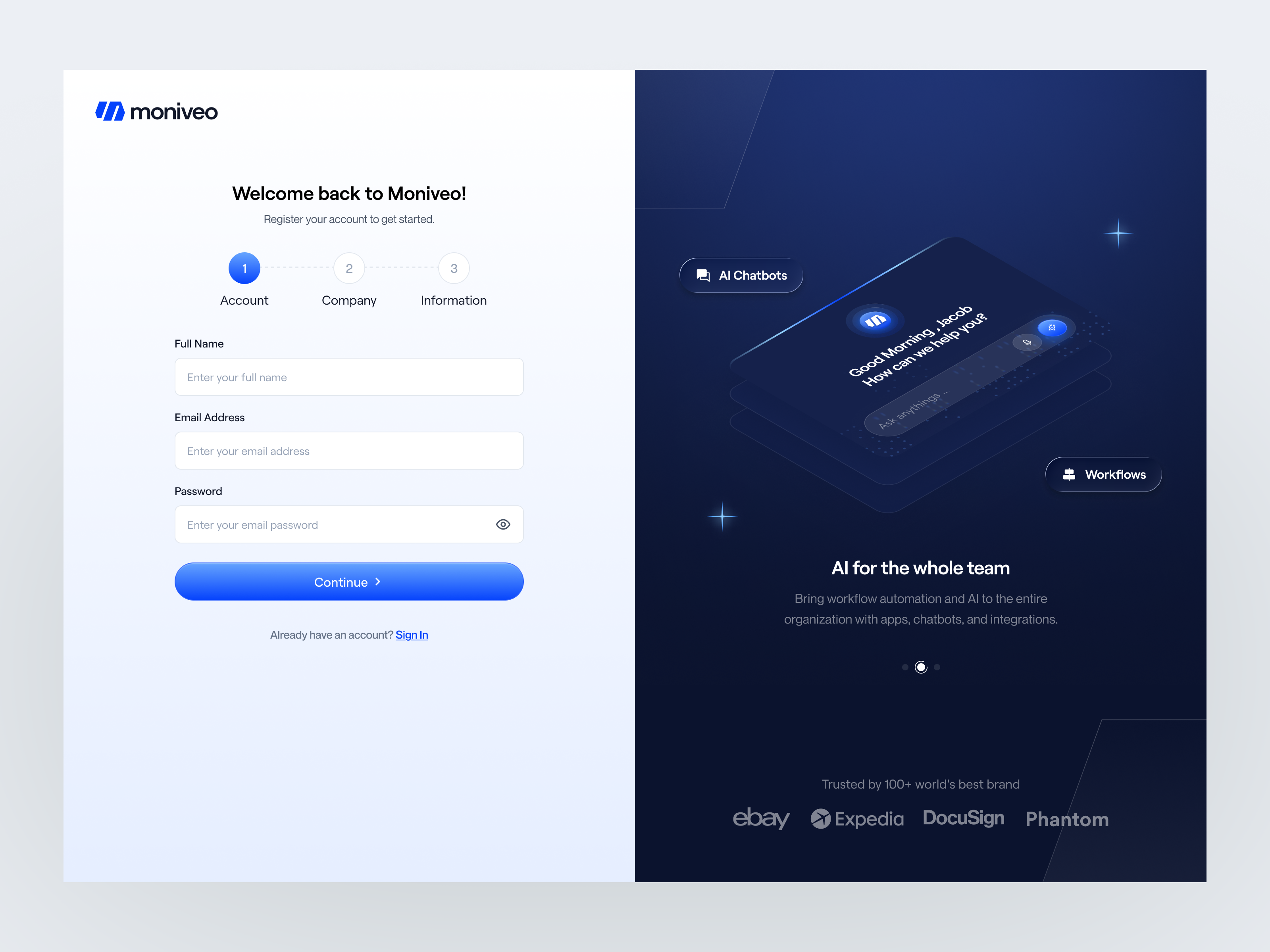 Example service media