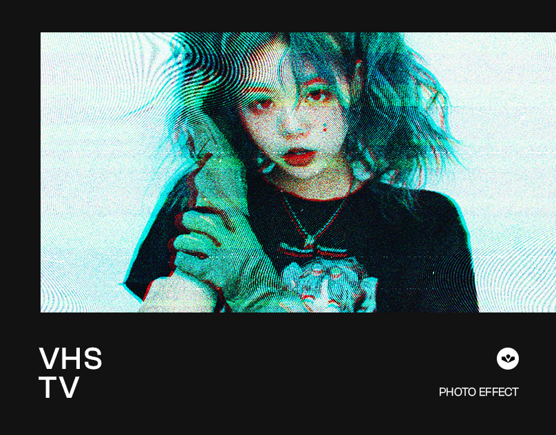 VHS TV Effect design effect photoshop screen solasome template tv vhs