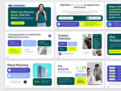 Business Deck Presentation branding design graphic design pitch deck presentation product design