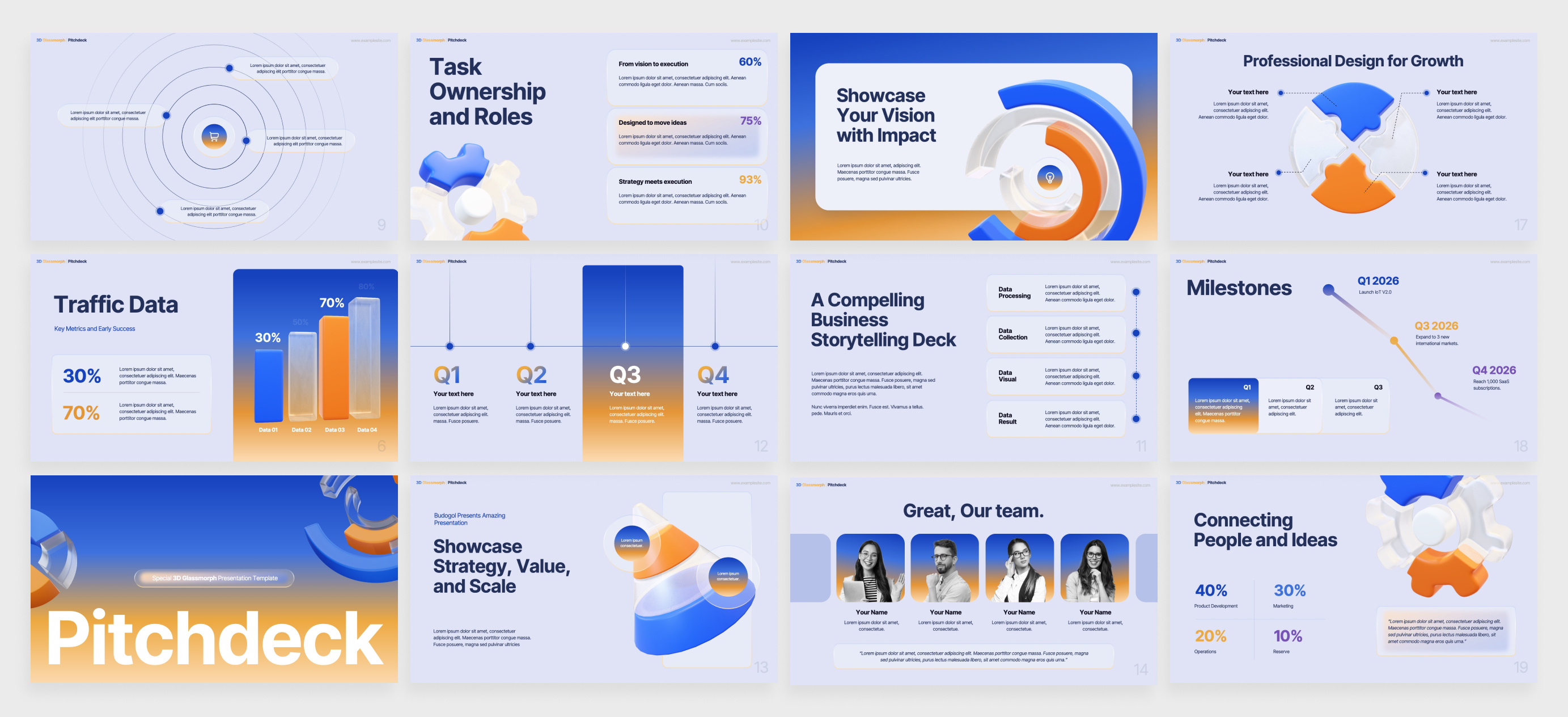 Example of Pitch Deck / Presentation Design