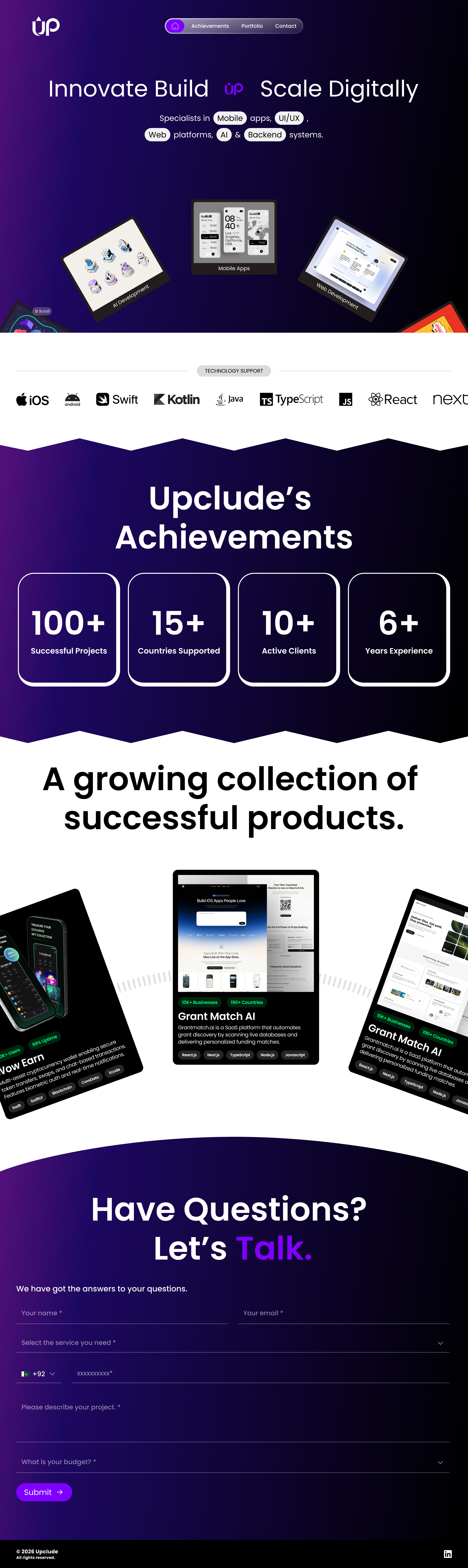 Modern Landing Page Design app design graphic design logo ui ux web