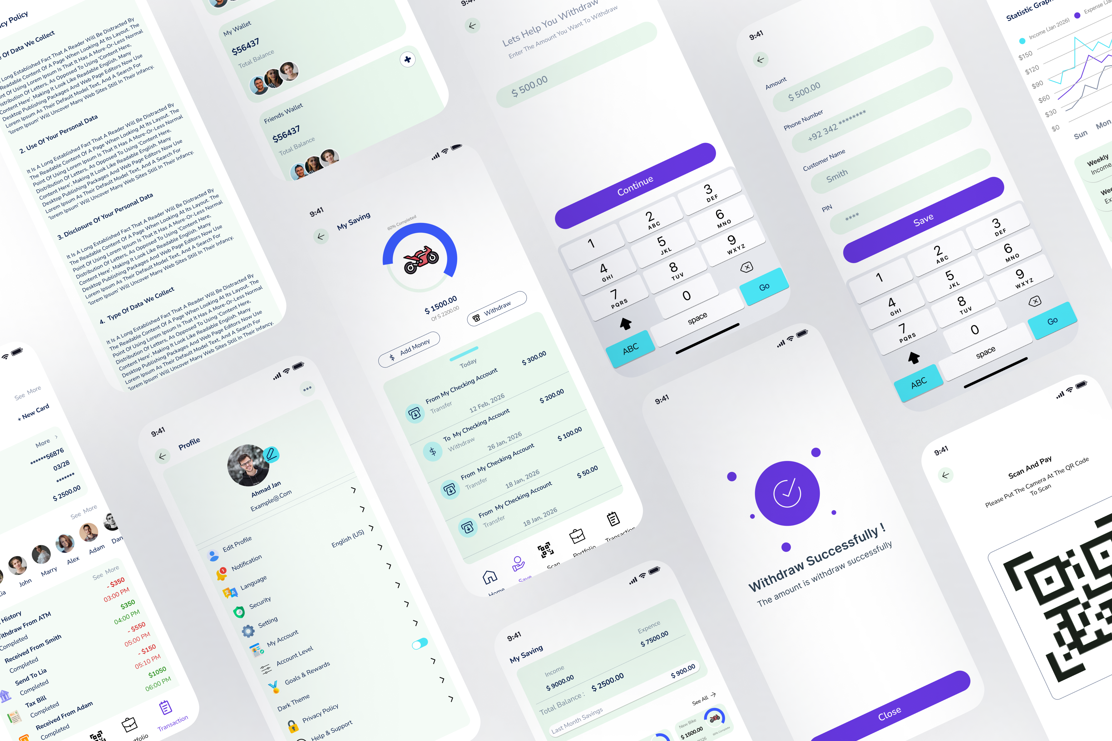 Example of Mobile App UI UX Figma Design & Prototype