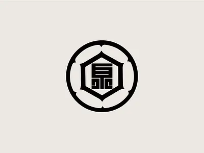 Japanese Crest Logo for Landscaping Company – senryokuen asian design black logo brand identity emblem design garden logo geometric logo japan branding japanese crest japanese design japanese logo kamon landscaping branding landscaping logo logo design minimal logo modern logo monogram logo nature logo symbol design traditional japanese