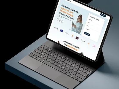 Design for Medical Spa Website | Aesthetics Pro aestheticspro branding business clean company design illustration landing page logo med spa medical spa minimal mobile friendly modern non invasive skincare responsive design skincare uiux web design webflow