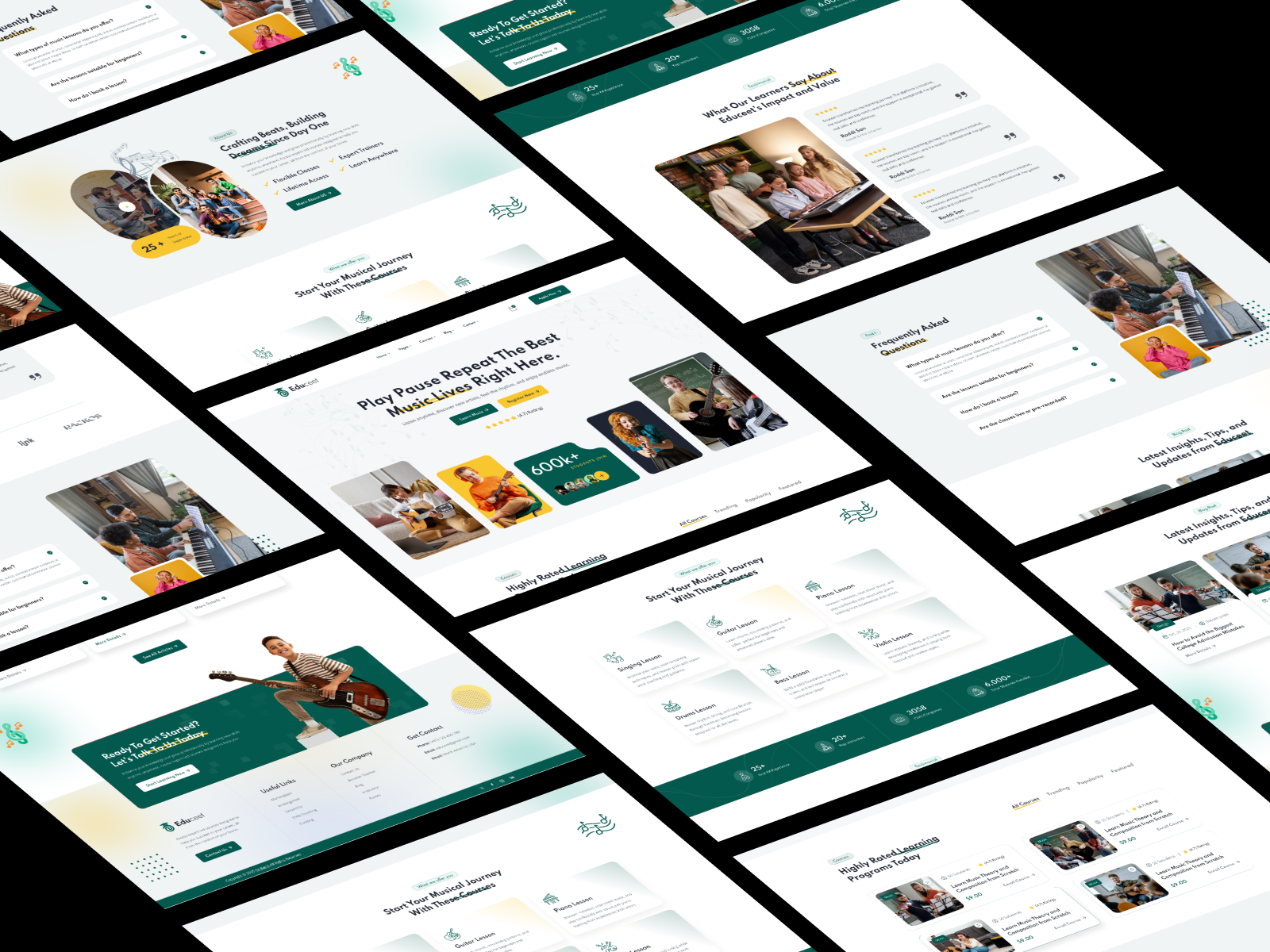 𝐄𝐝𝐮𝐂𝐞𝐞𝐭 – Online Course Website Templates