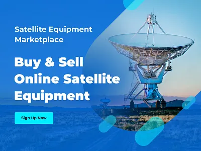 Sell Your Satellite Equipment Online branding design illustration vector