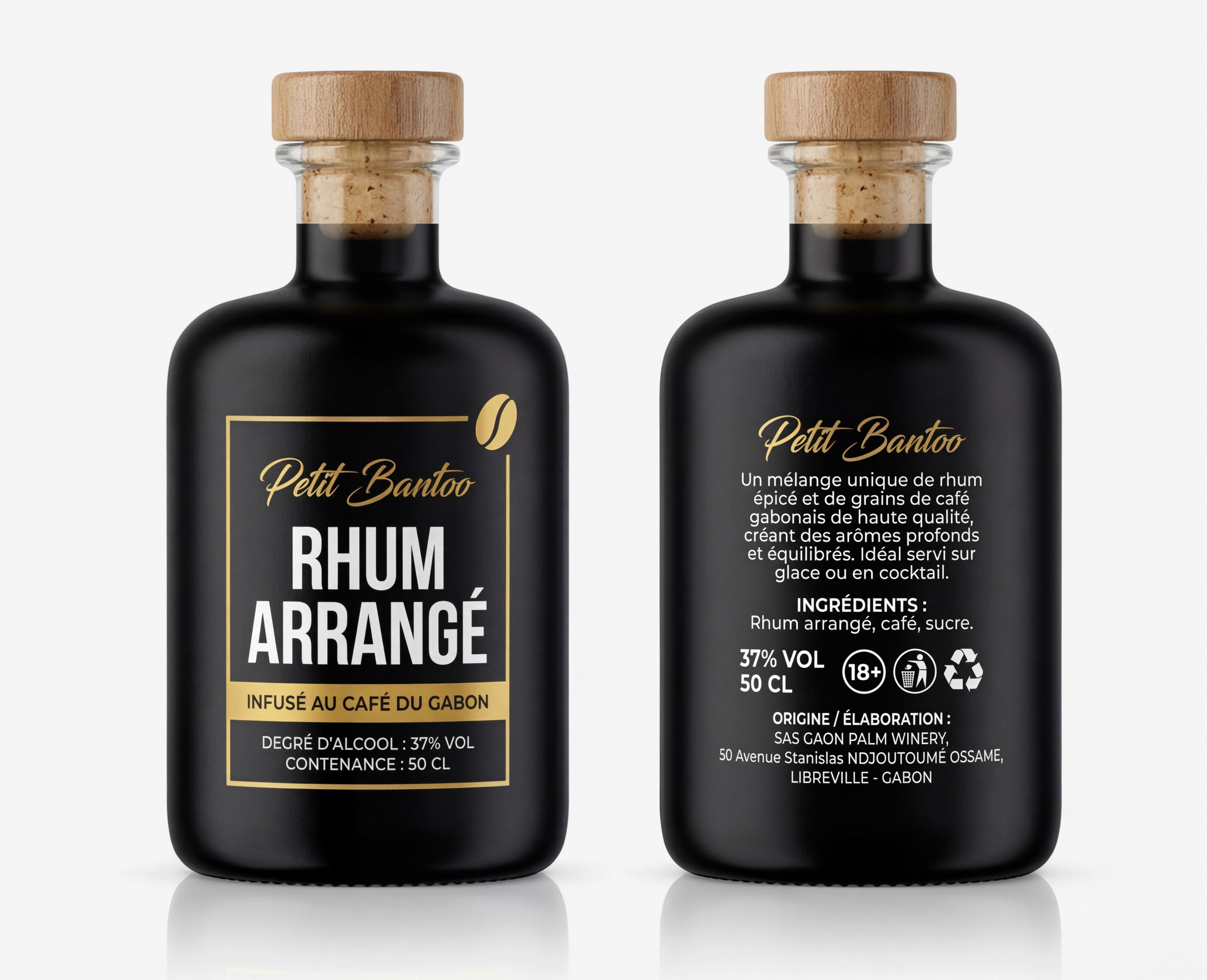 Petit Bantoo – Rhum Arrangé | Premium Rum Packaging Design beverage branding bottle labe bottle label design bottle packaging brand identity branding design graphic design label label design minimal packaging packaging packaging design packaging designer premium packaging rum packaging
