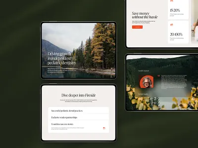 Fireside Pediatric Dentistry Community Website. community design doctors drylikov graphic design health healthcare healthtech interaction design interface landing page ui ux user experience ux design web design web marketing web pages website website design