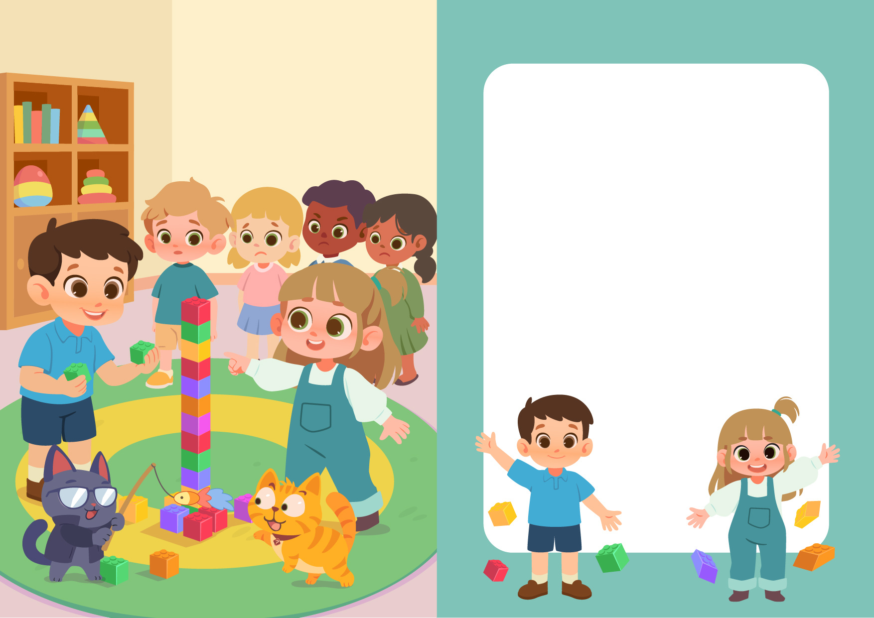 Example of Children Illustration For Activity Books