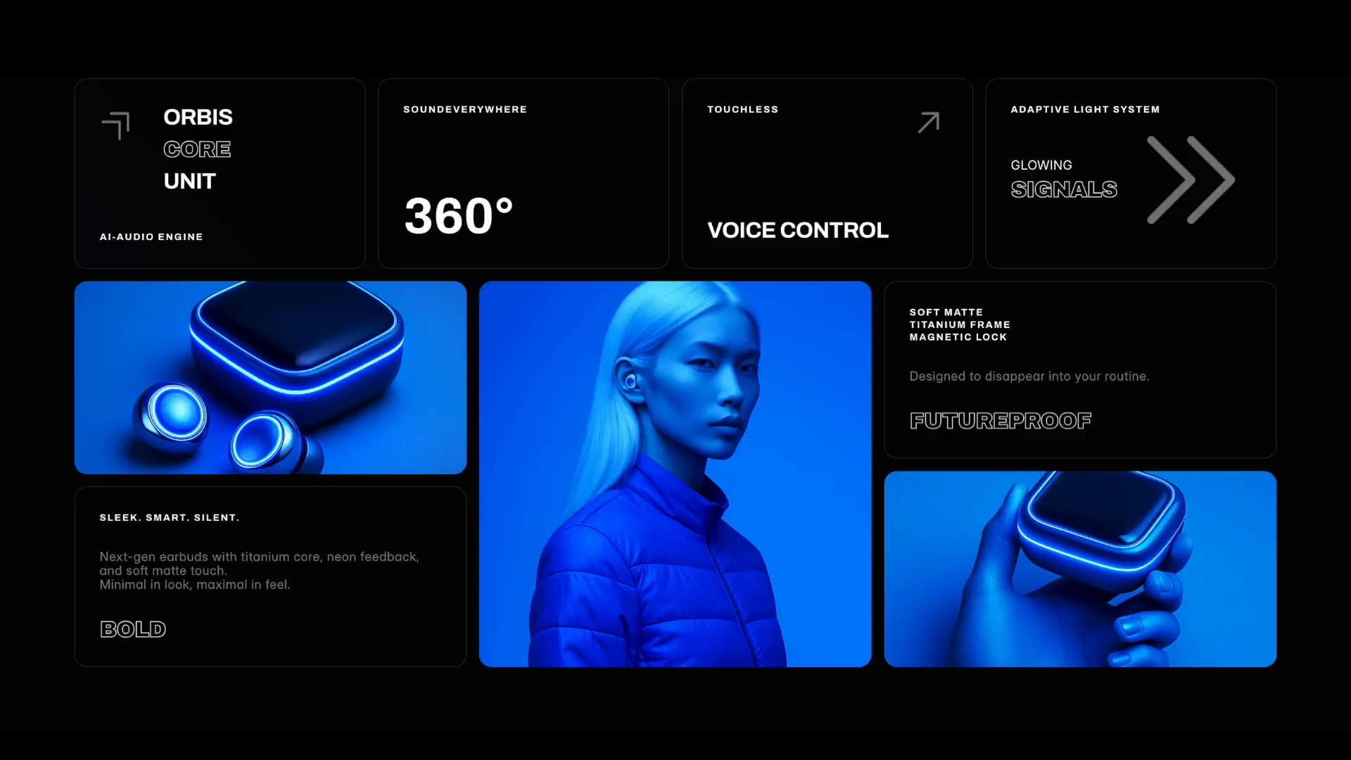 Bento section E-commerce website