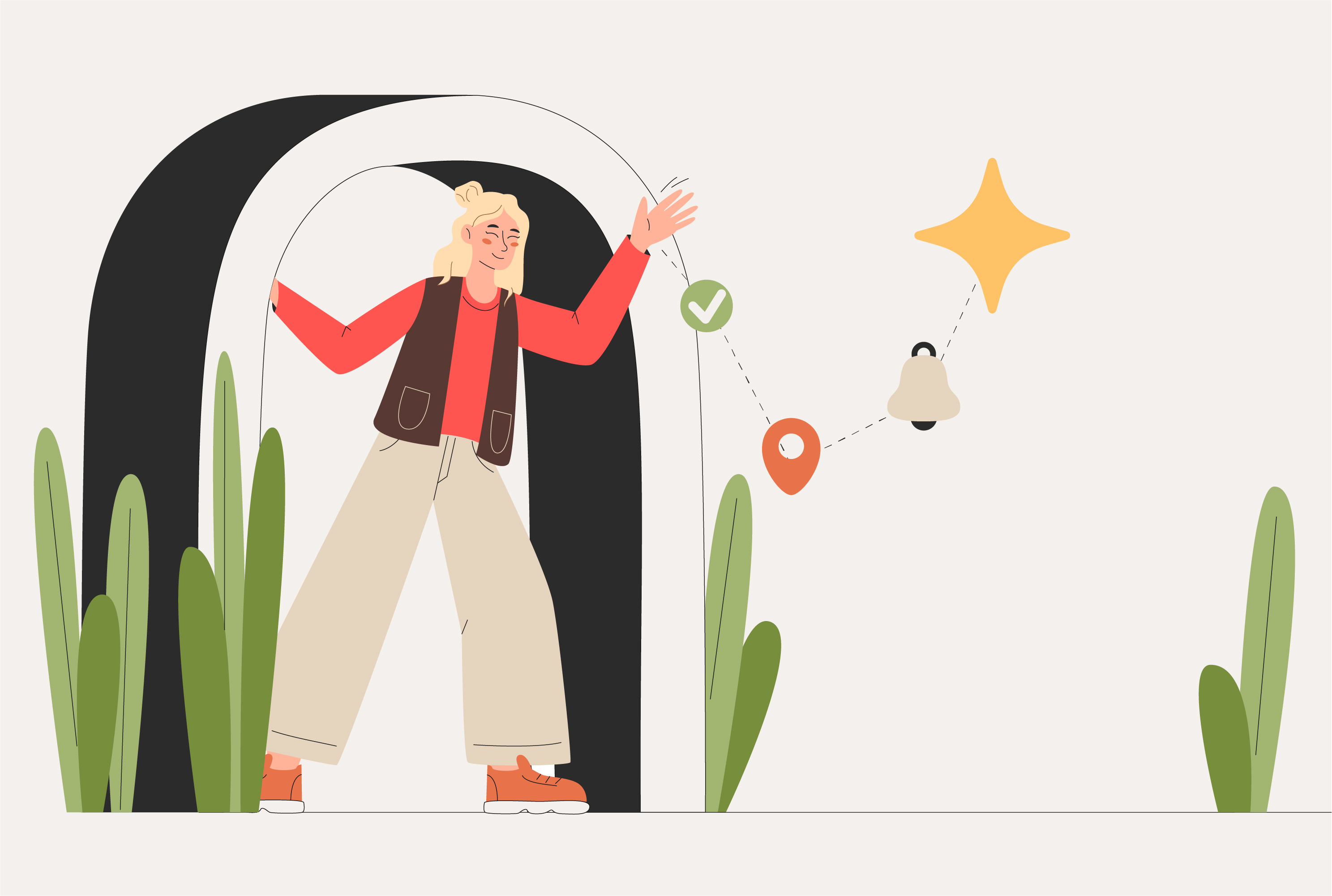 Example of Vector Flat Illustration