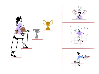 DV Custom Illustration Pack branding creative custom illustration dance illustration design graphic design illustration minimal service illustrations vector illustration