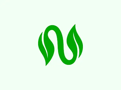 N-Logo-icon brand branding clean graphic design icon leaf n logo logo design logo designer logos n n icon n logo n logo design n logo icon natural logo new new logo organic logo
