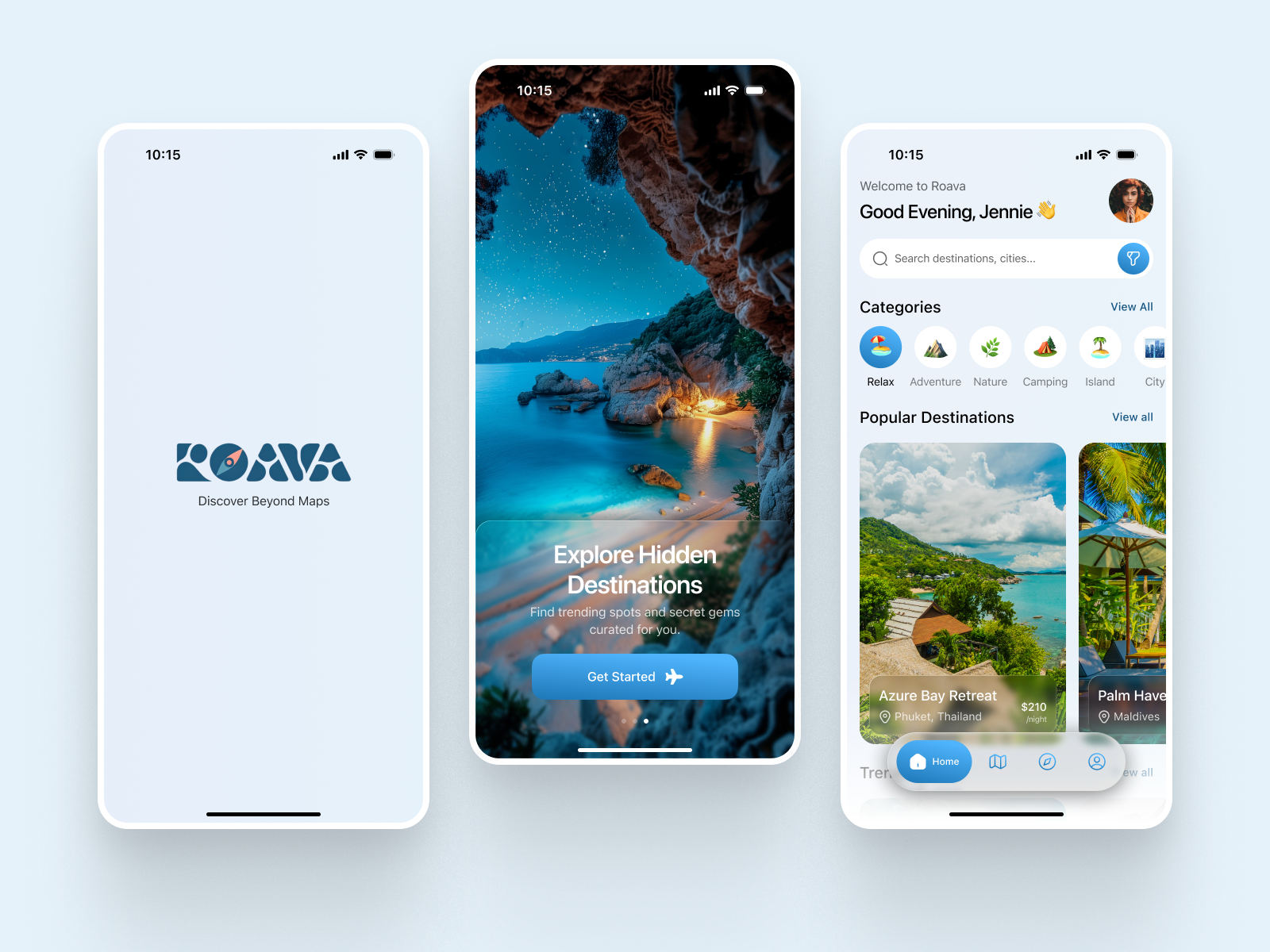 Travel Booking Mobile App android app app design card design digital product interaction design interface design ios app minimal design mobile app mobile ui product design startup app tourism app travel app travel technology ui design user experience user interface ux design vacation rental
