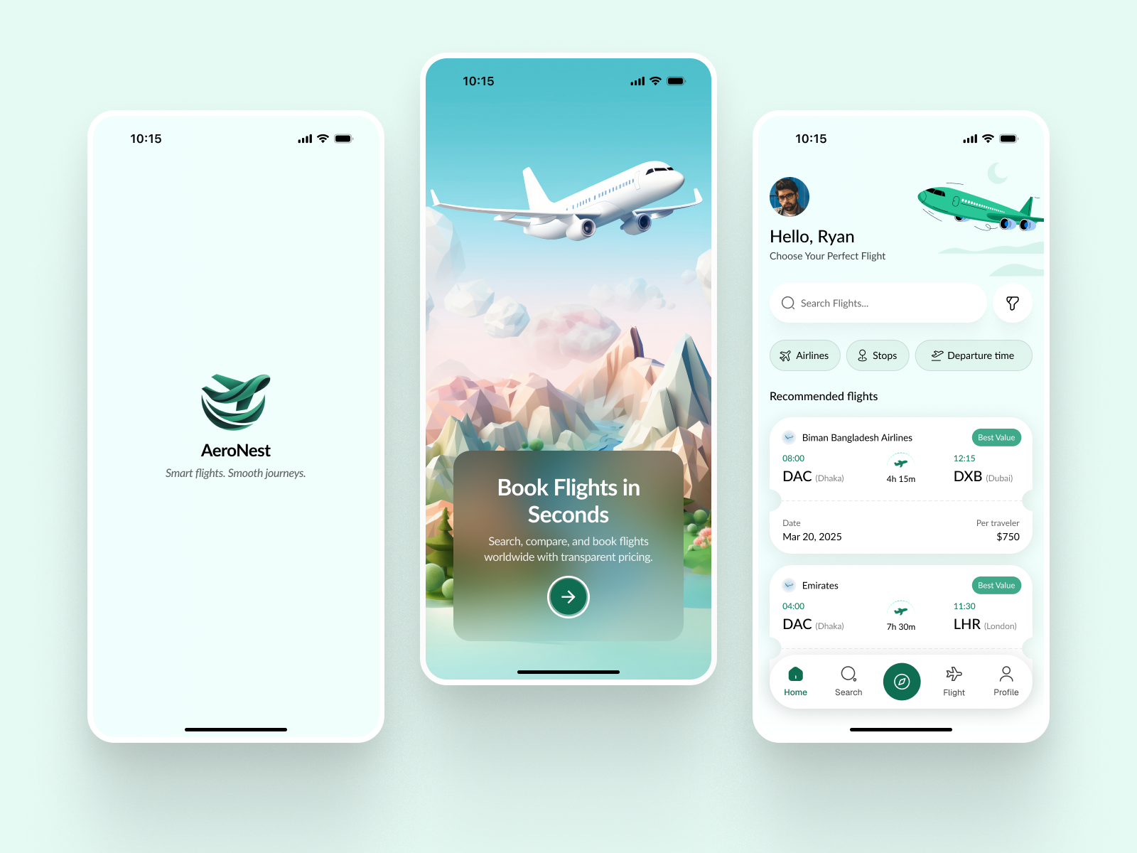 Flight Booking Mobile App airline app android app app design card design digital product flight booking interaction design ios app minimal design mobile app mobile ui product design reservation system startup app travel app travel technology ui design user experience user interface ux design