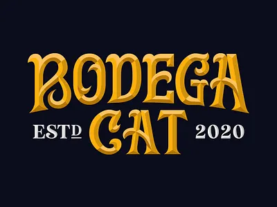 Bodega Cat Whiskey Logo brand identity custom type hand lettering handlettering lettering lettering logo logo logo design logo designer logotype whiskey whiskey logo wordmark
