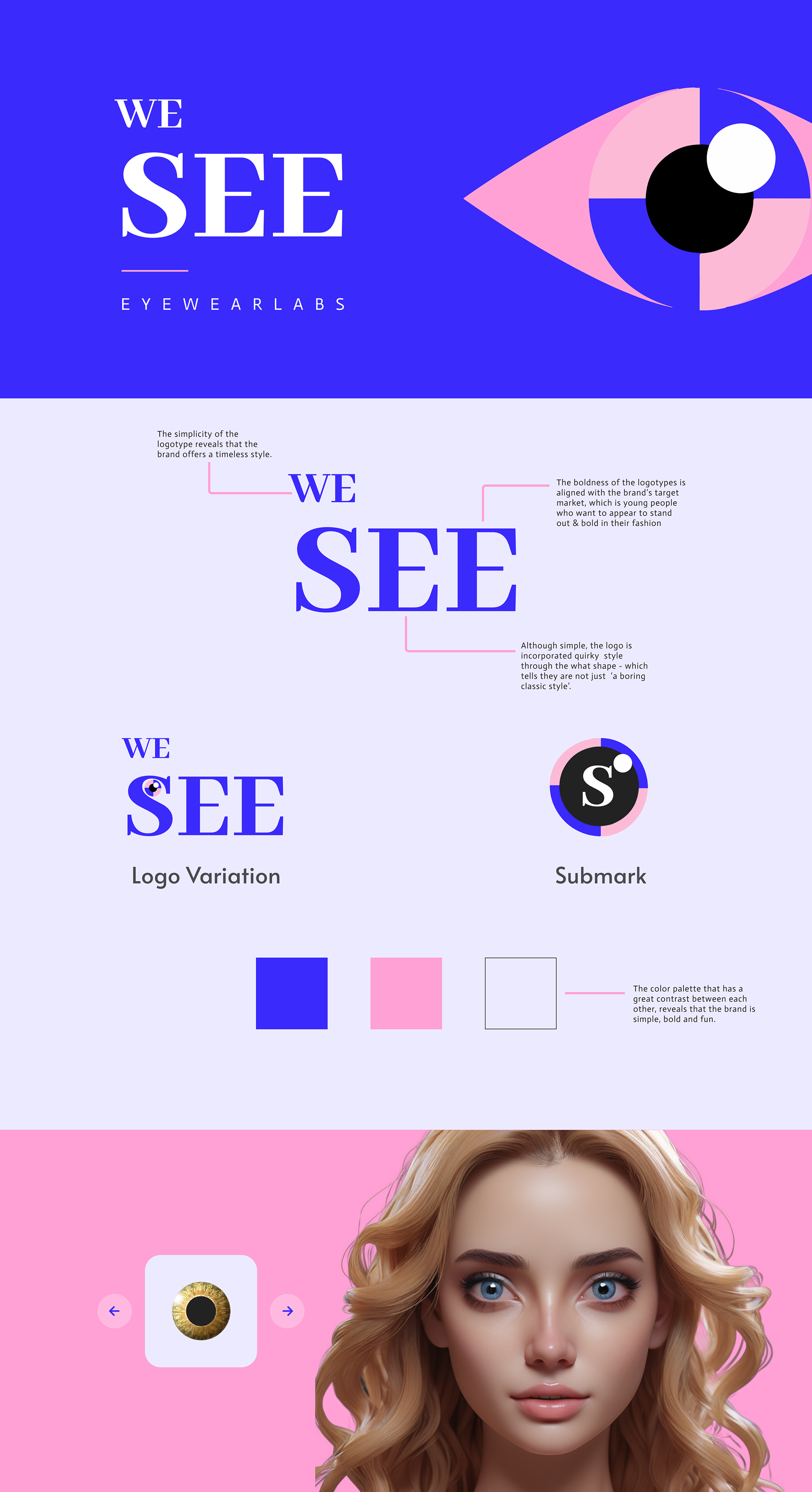 Brand Identity Concept for an Eyewear Brand branding graphic design logo