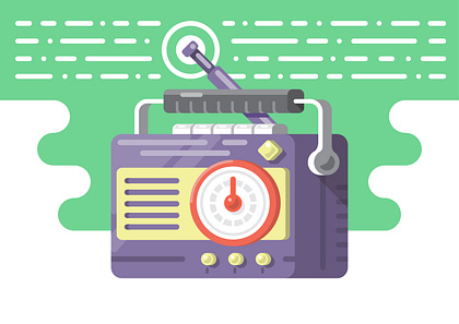 Retro radio